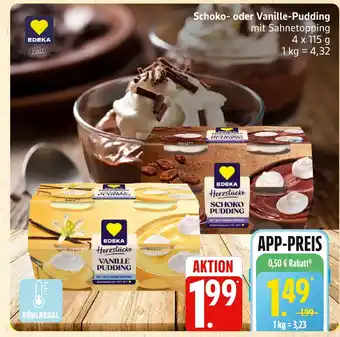 Marktkauf Edeka herzstücke schoko-pudding Angebot