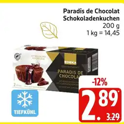 Marktkauf Edeka paradis de chocolat schokoladenkuchen Angebot