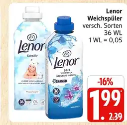Marktkauf Lenor weichspüler Angebot