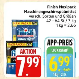 Marktkauf Finish maxipack maschinengeschirrspülmittel Angebot