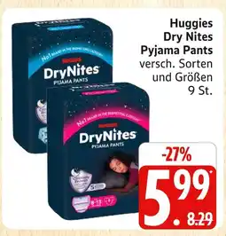 Marktkauf Huggies dry nites pyjama pants Angebot