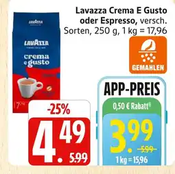 Marktkauf Lavazza crema e gusto Angebot