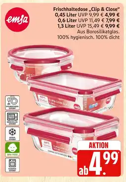Marktkauf Emsa frischhaltedose clip & close Angebot