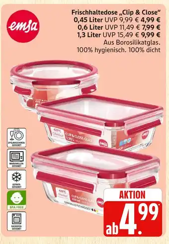 Marktkauf Emsa frischhaltedose clip & close Angebot