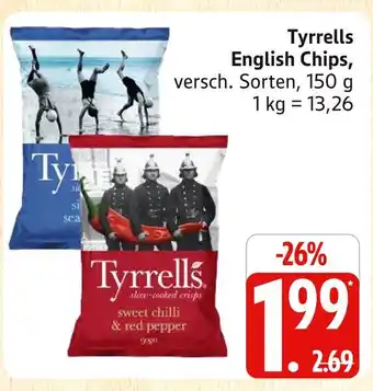 Marktkauf Tyrrells english chips Angebot