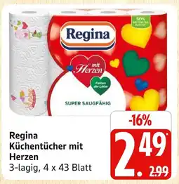 Marktkauf Regina küchentücher mit herzen Angebot