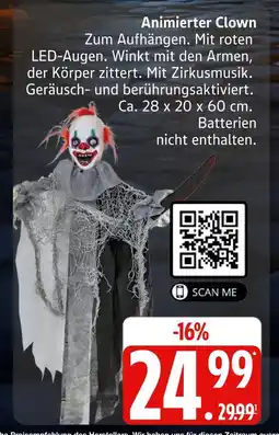Marktkauf Animierter clown Angebot