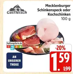 Marktkauf Gutfleisch mecklenburger schinkenspeck Angebot