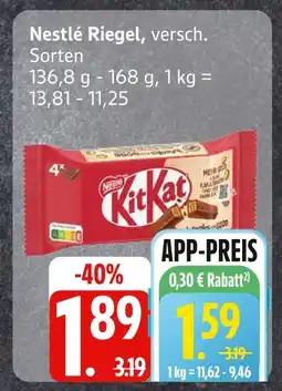 Edeka Nestlé riegel Angebot