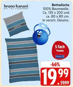 Marktkauf Bruno banani bettwäsche Angebot