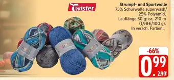 Marktkauf Twister strumpf- und sportwolle Angebot