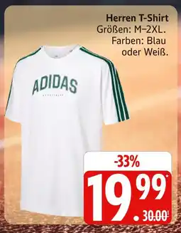 Marktkauf Adidas herren t-shirt blau Angebot