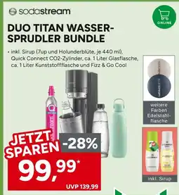Marktkauf Sodastream duo titan wasser-sprudler bundle Angebot