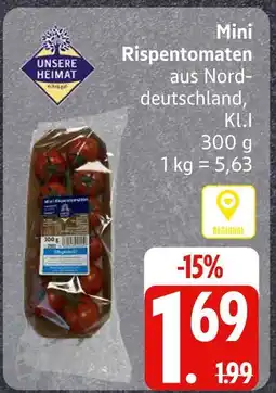 Edeka Unsere heimat mini rispentomaten Angebot
