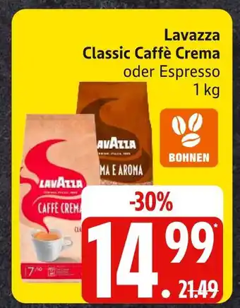 Edeka Lavazza classic caffè crema Angebot