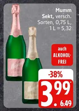 Edeka Mumm sekt Angebot