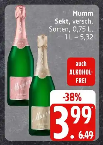 Edeka Mumm sekt Angebot
