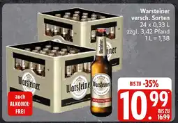 Edeka Warsteiner warsteiner Angebot
