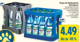 diska Margon mineralwasser Angebot