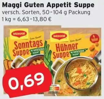 CAP Markt Maggi Guten Appetit Suppe Angebot
