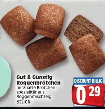 Edeka Gut & Günstig Roggenbrötchen Angebot