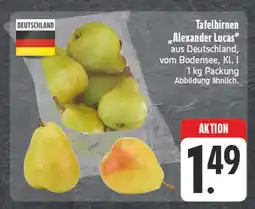 E-Center Tafelbirnen alexander lucas Angebot