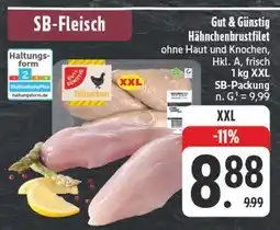 E-Center Gut & günstig hähnchenbrustfilet Angebot