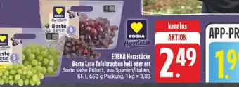 E-Center Edeka herzstücke beste lese tafeltrauben Angebot