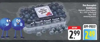E-Center Mein beerenglück heidelbeeren Angebot