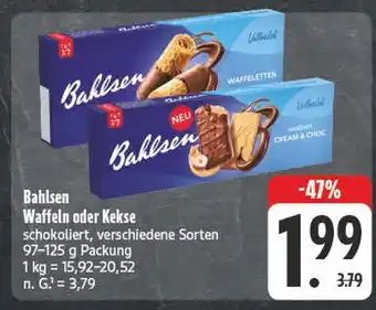 E-Center Bahlsen waffeln oder kekse Angebot