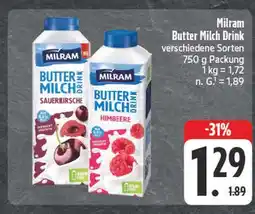 E-Center Milram butter milch drink sauerkirsche Angebot