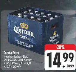 E-Center Corona extra mexikanisches bier Angebot