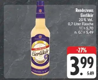 E-Center Rendezvous eierlikör Angebot