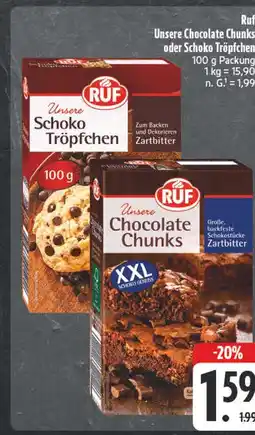 E-Center Ruf schoko tröpfchen Angebot