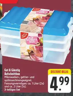 Edeka Gut & günstig aufschnittbox Angebot