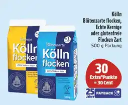 E-Center Kölln blütenzarte flocken, echte kernige oder glutenfreie flocken zart Angebot