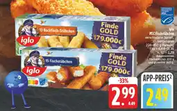 E-Center Iglo 13 backfisch-stäbchen Angebot