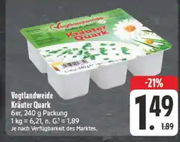 E-Center Vogtlandweide kräuter quark Angebot