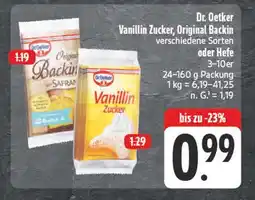E-Center Dr. oetker vanillin zucker Angebot