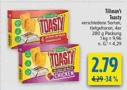 diska Tillman's toasty schinkenfleisch Angebot