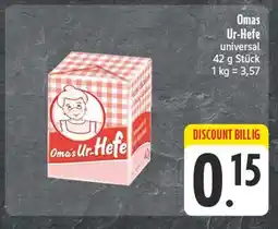 Edeka Omas ur-hefe Angebot