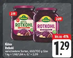 Edeka Kühne apfel rotkohl Angebot