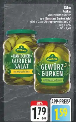 Edeka Kühne gurken Angebot