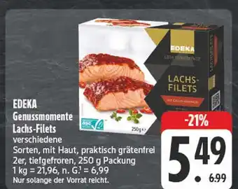 Edeka Edeka genussmomente lachs-filets Angebot