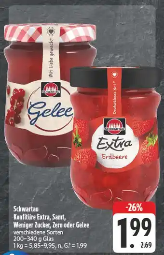 E-Center Schwartau konfitüre extra Angebot