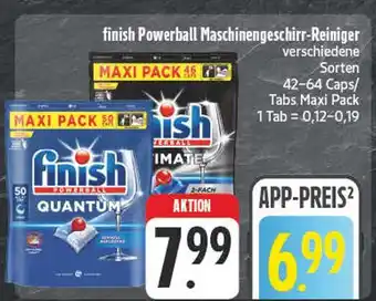 Edeka Finish powerball maschinengeschirr-reiniger Angebot