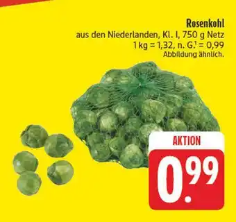 E-Center Rosenkohl Angebot
