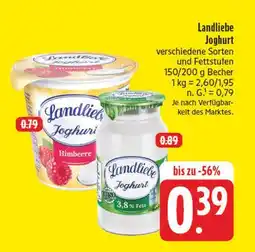 Edeka Landliebe joghurt himbeere Angebot