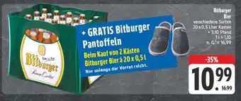 Edeka Bitburger bier Angebot