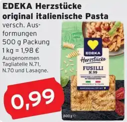 CAP Markt EDEKA Herzstücke original italienische Pasta Angebot